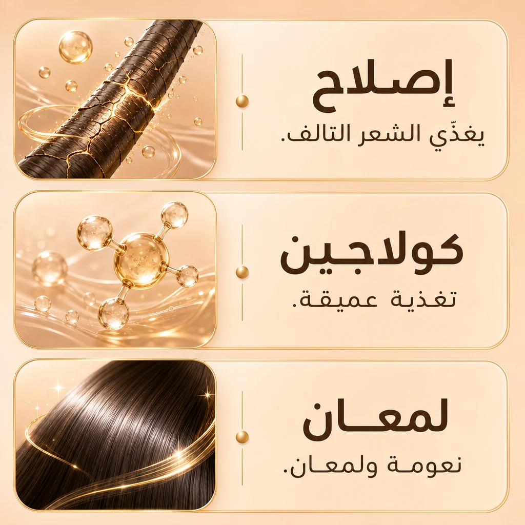 ماسك الكولاجين لعلاج الشعر